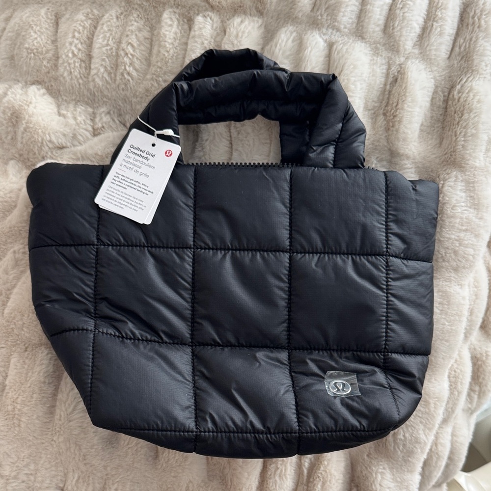 lululemon athletica Quilted Black Tote